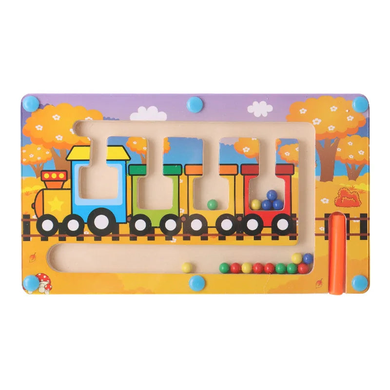 Magnetic Wooden Puzzle Game – Smart Fun for Growing Minds