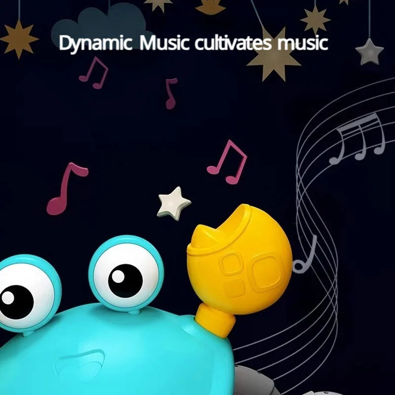 Musical escaping crab "Crawling Baby Walker Crab"