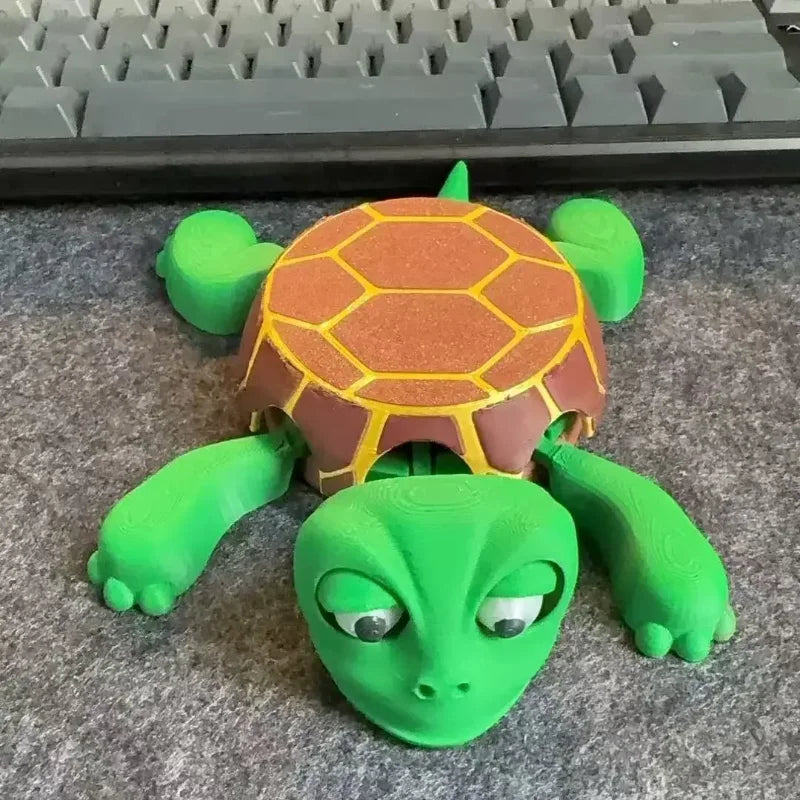 Cartoon Turtle Desk Toy – Stress Relief & Fun in One