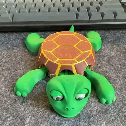 Cartoon Turtle Desk Toy – Stress Relief & Fun in One