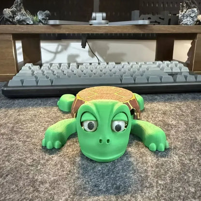 Cartoon Turtle Desk Toy – Stress Relief & Fun in One
