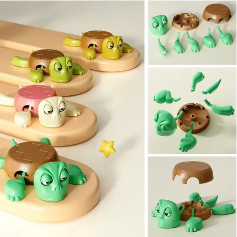 Cartoon Turtle Desk Toy – Stress Relief & Fun in One