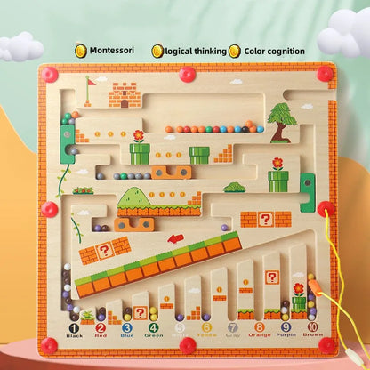 Magnetic Wooden Puzzle Game – Smart Fun for Growing Minds