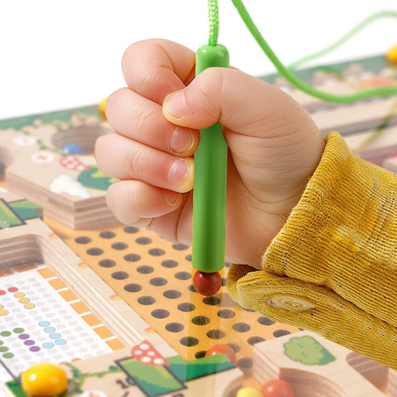 Magnetic Wooden Puzzle Game – Smart Fun for Growing Minds