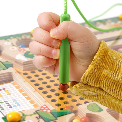 Magnetic Wooden Puzzle Game – Smart Fun for Growing Minds