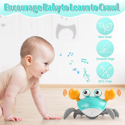 Musical escaping crab "Crawling Baby Walker Crab"