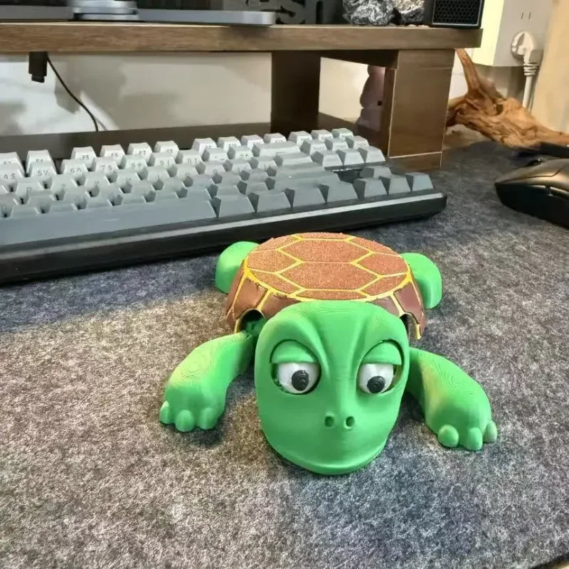 Cartoon Turtle Desk Toy – Stress Relief & Fun in One