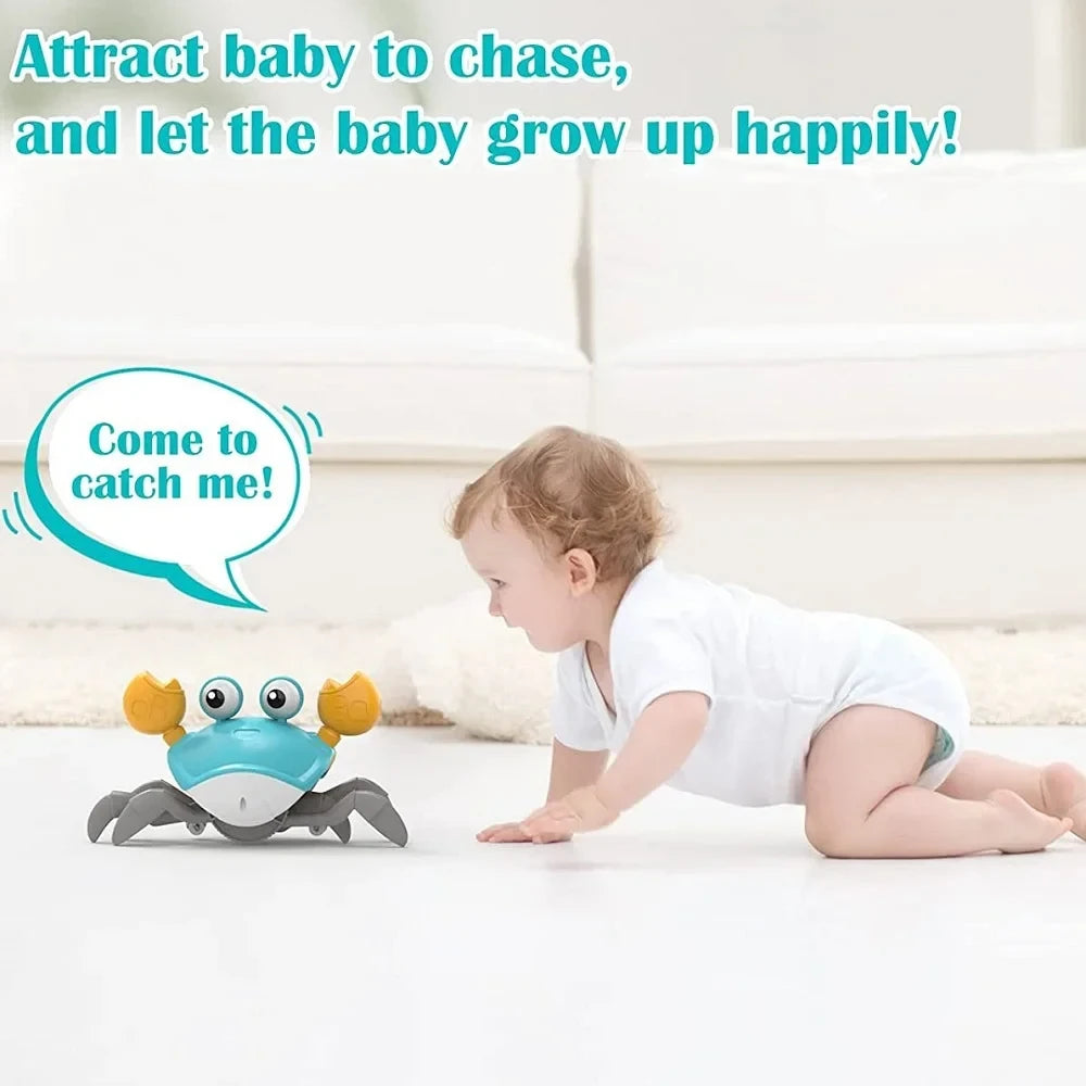 Musical escaping crab "Crawling Baby Walker Crab"