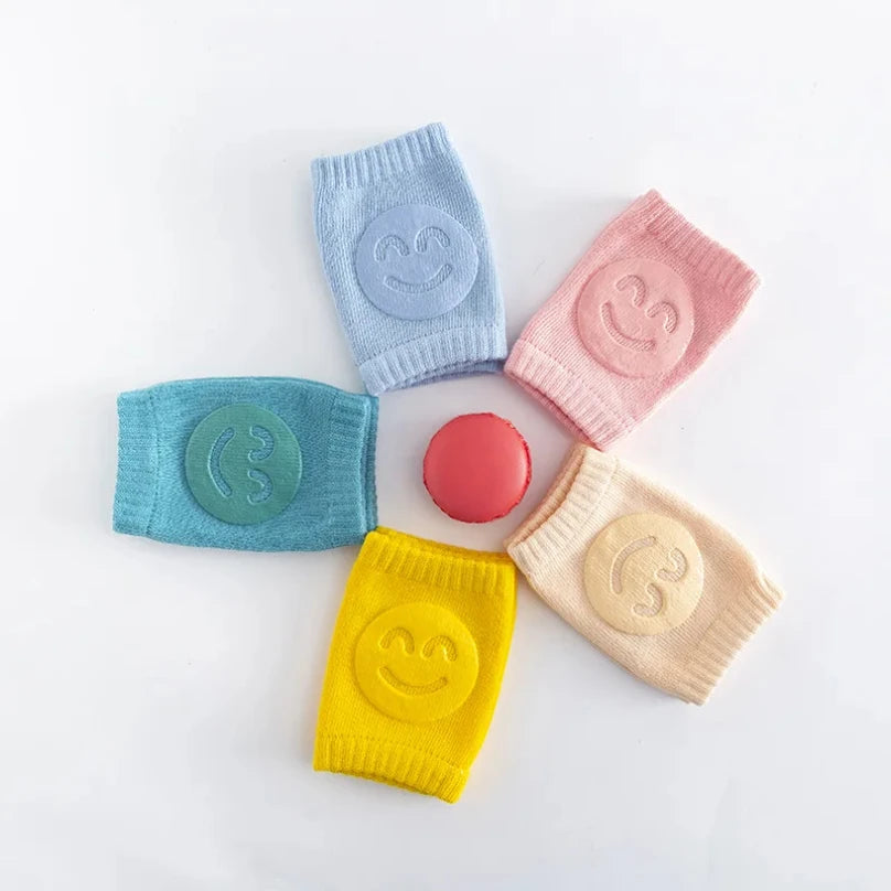 Baby smiley Knee Pads for  Leg Warmer and Greater Safety Crawling