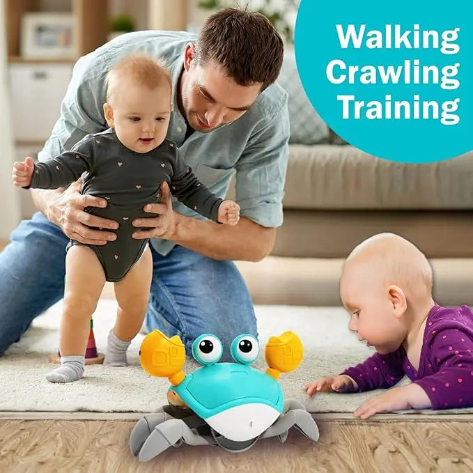Musical escaping crab "Crawling Baby Walker Crab"