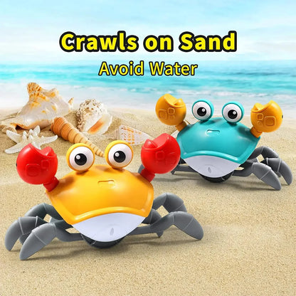 Musical escaping crab "Crawling Baby Walker Crab"
