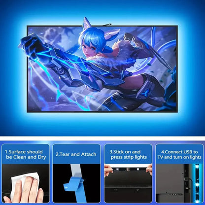 PC/TV LED Strip  Smart  Light Sync with Music