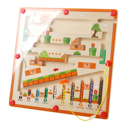 Magnetic Wooden Puzzle Game – Smart Fun for Growing Minds