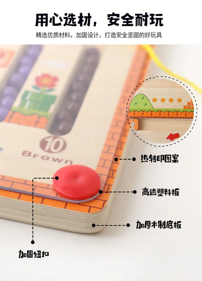 Magnetic Wooden Puzzle Game – Smart Fun for Growing Minds