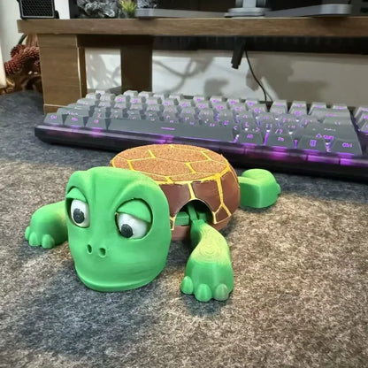 Cartoon Turtle Desk Toy – Stress Relief & Fun in One