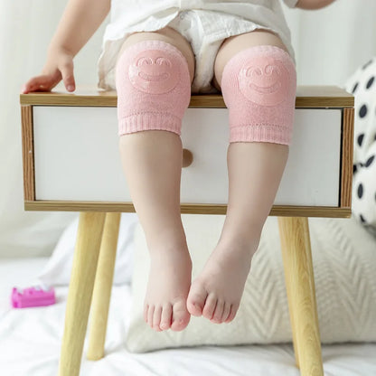 Baby smiley Knee Pads for  Leg Warmer and Greater Safety Crawling